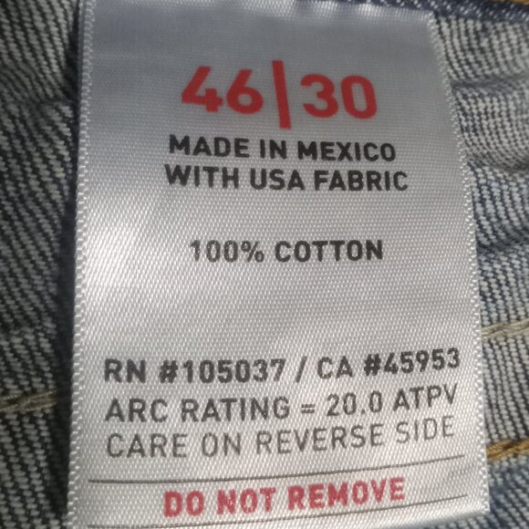 ARIAT MEN'S M4 RELAXED BOOT SHALE FIRE RESISTANT WORK JEANS 10012555 - Picture 7 of 8